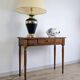 Console in cherry wood with turned legs and drawer – classic charm