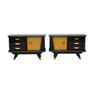 Paire de tables de chevet