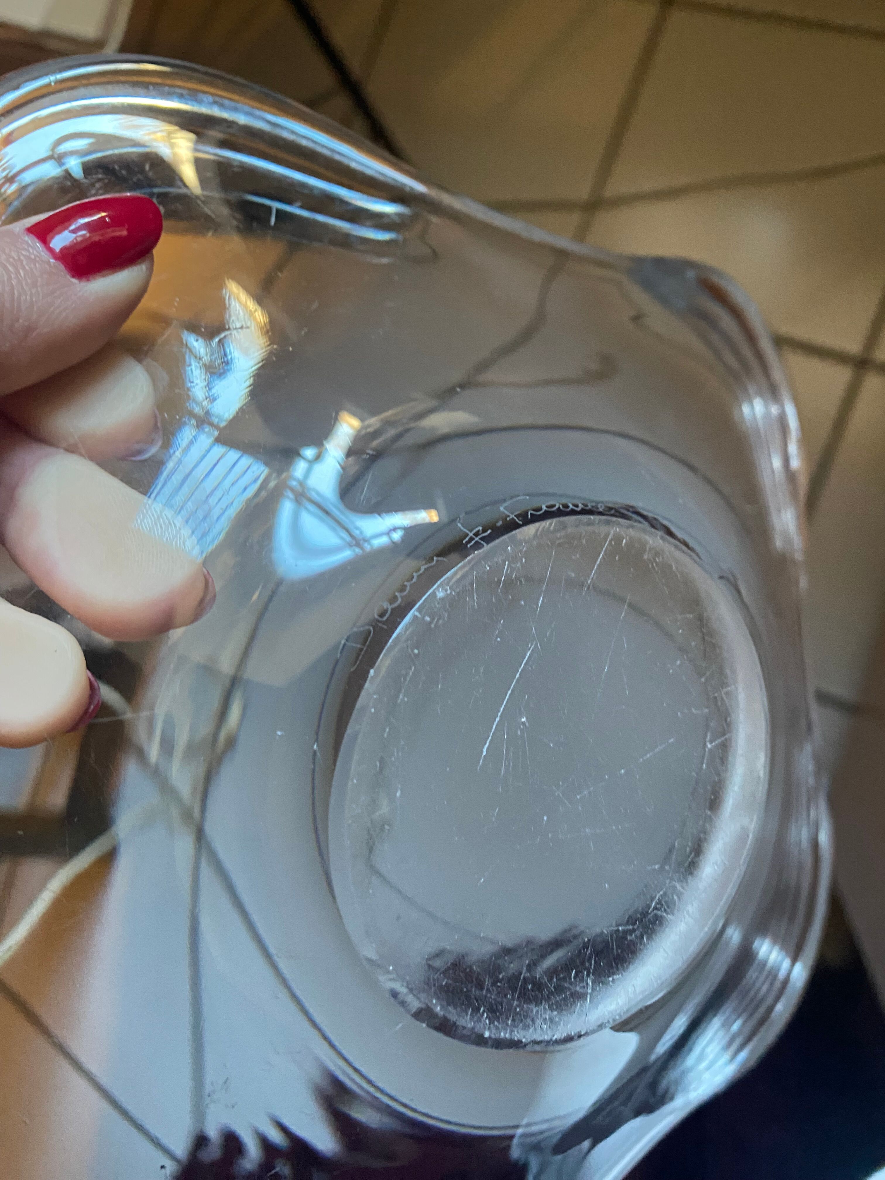 Daum crystal cup