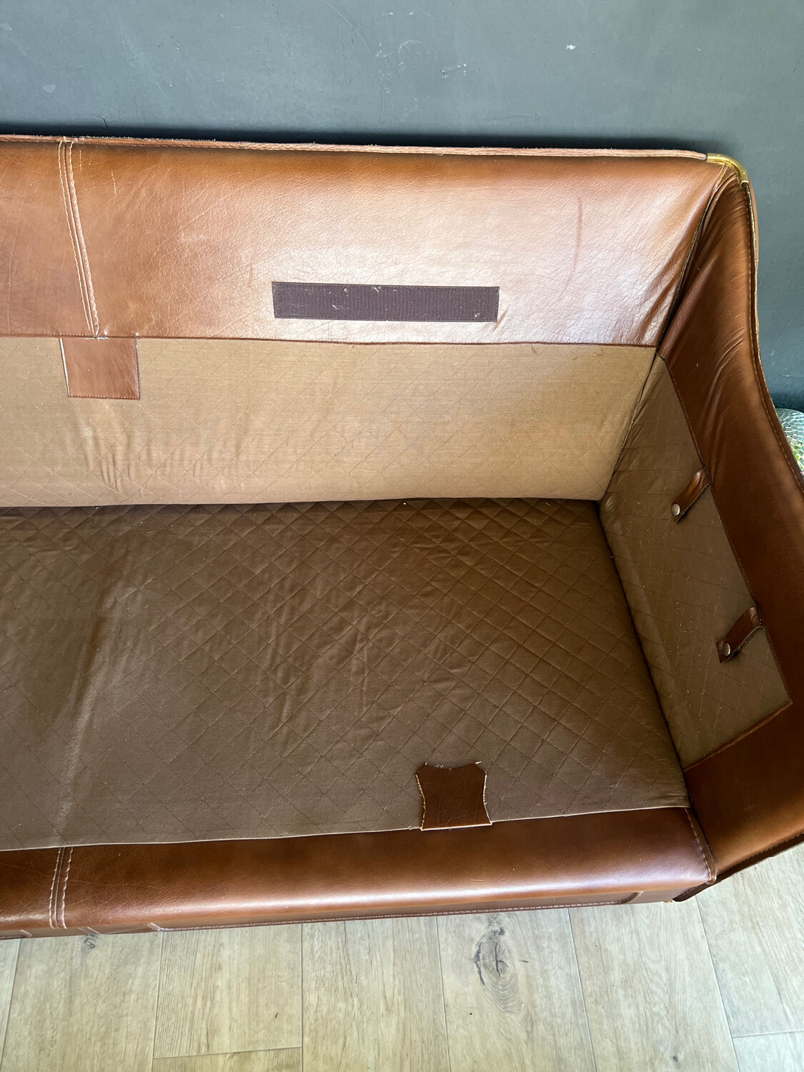 Leather couch