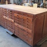 60-drawer shop cabinet - 1950s