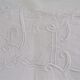 Old embroidered flat sheet - 1-