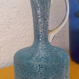 Blue glass carafe