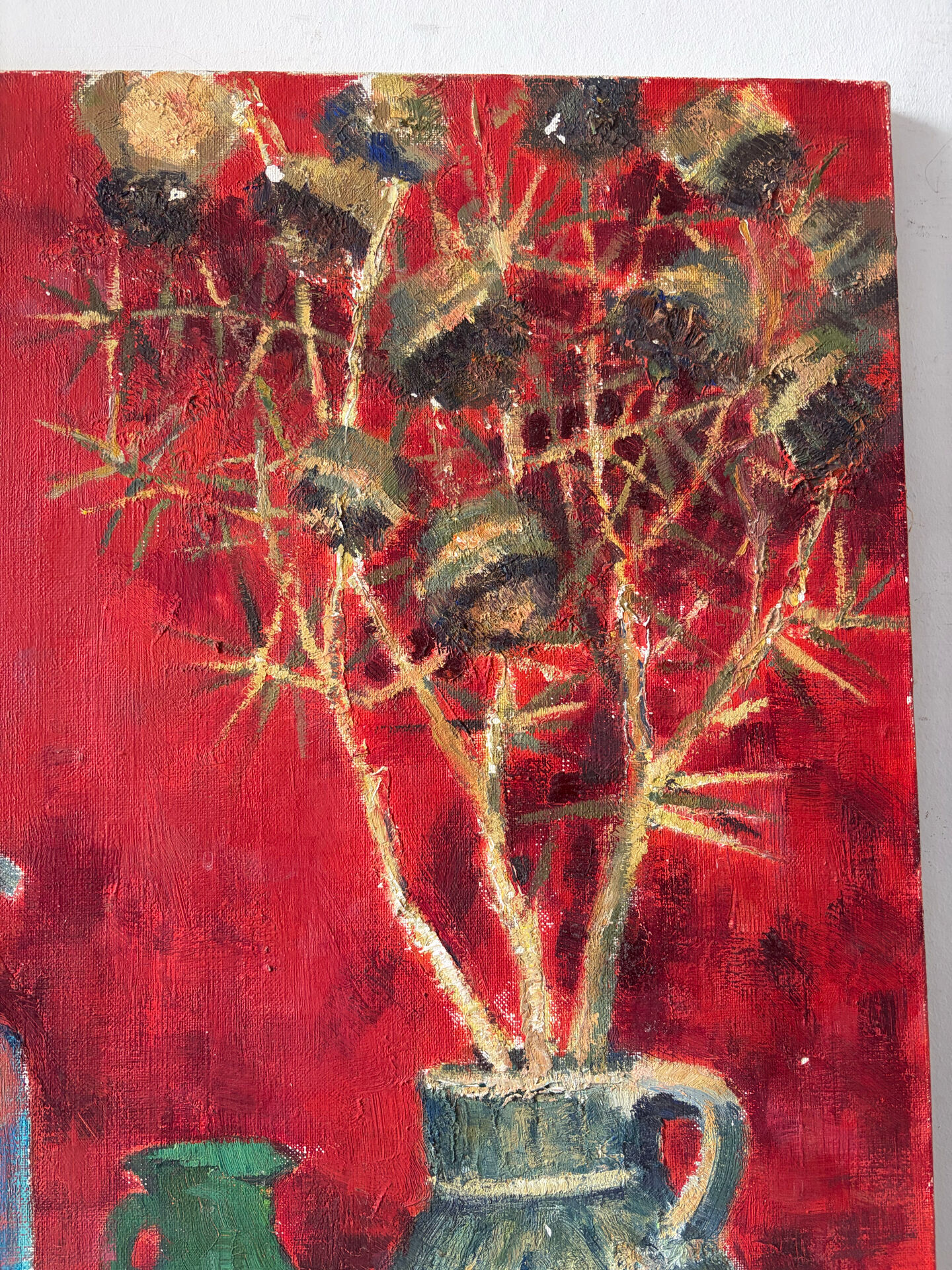 Still life with siphon, oil on canvas by J Millon