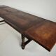 Large French Oak Monastery Table 320/220 cm, early 20th Century