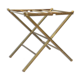 Brass luggage rack