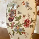 Large ironstone vase, Longchamp, 19th century