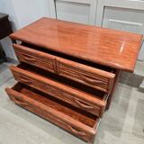 Maugrion rattan chest of drawers