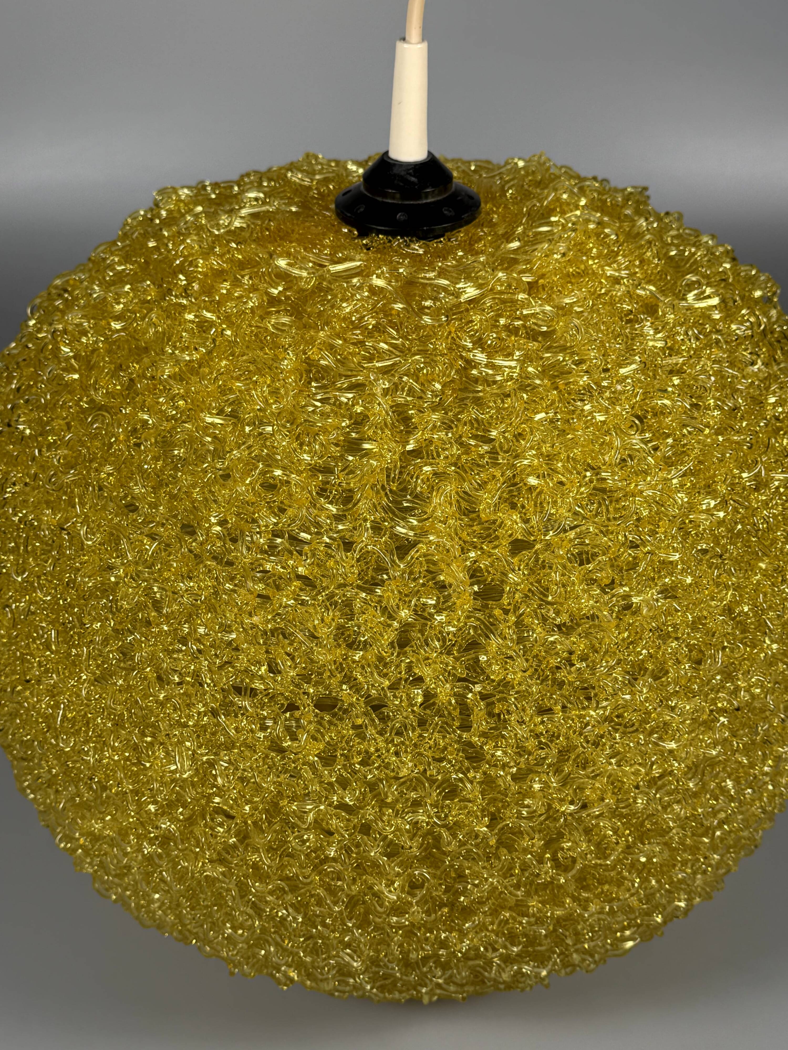 1960s/70s Ceiling Lamp  Globe Lamp Acrylic Plastic "Spaghetti" Style