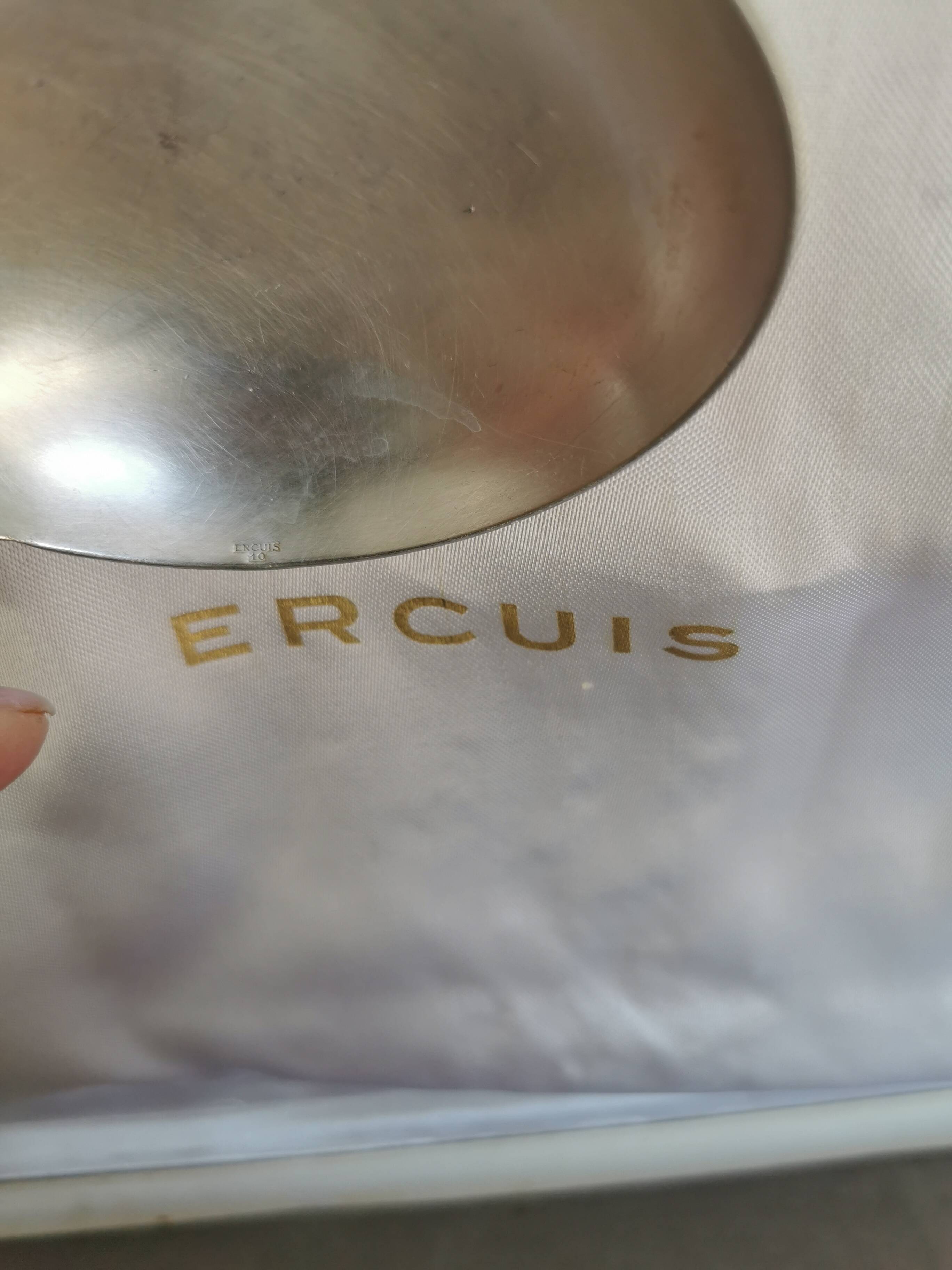 Silver-plated metal cutlery set Maison Ercuit 37 pieces
