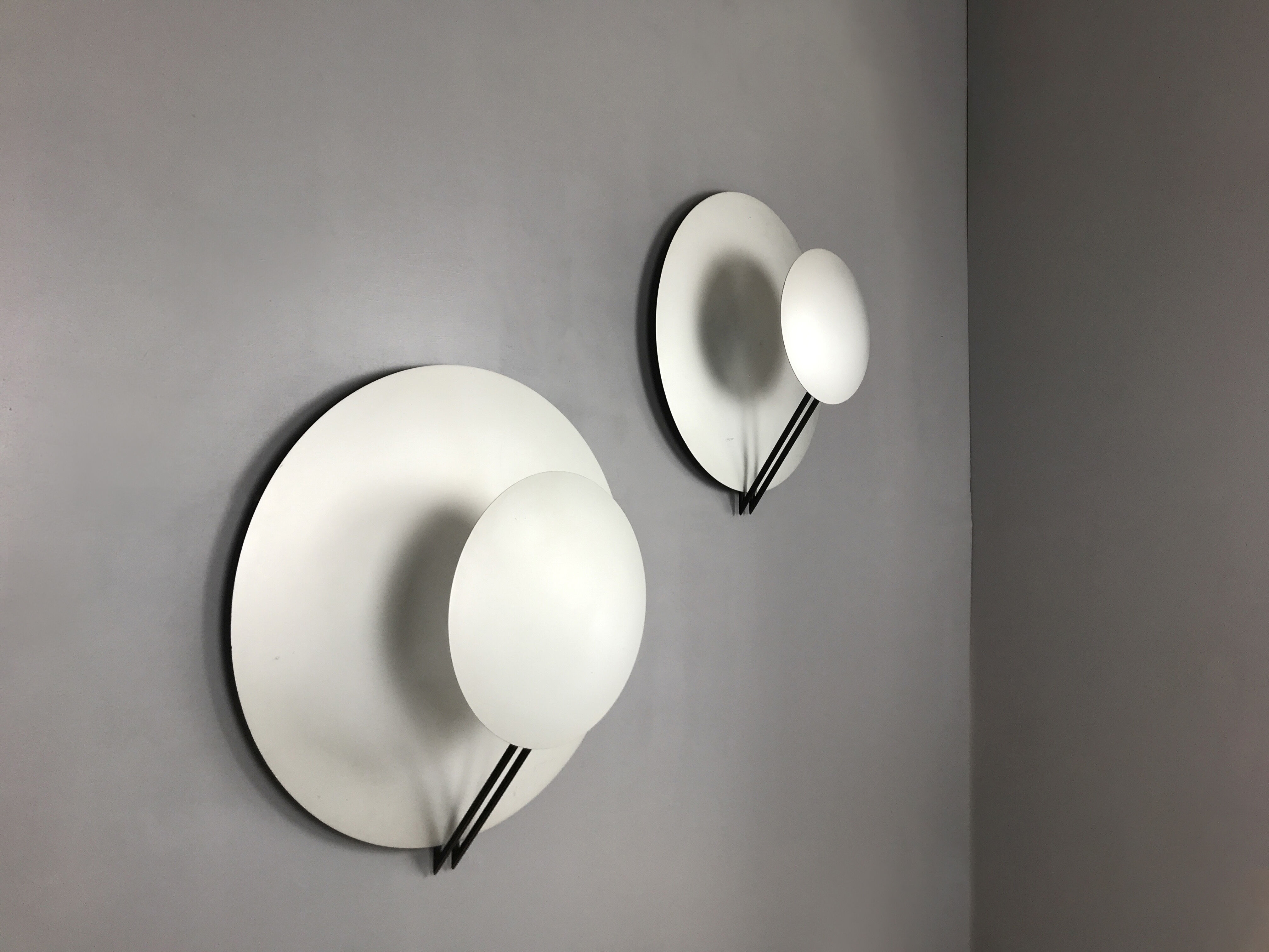 Two wall light  Vega de Cesaro & AMICO Edition Tre CI Luce circa 1980