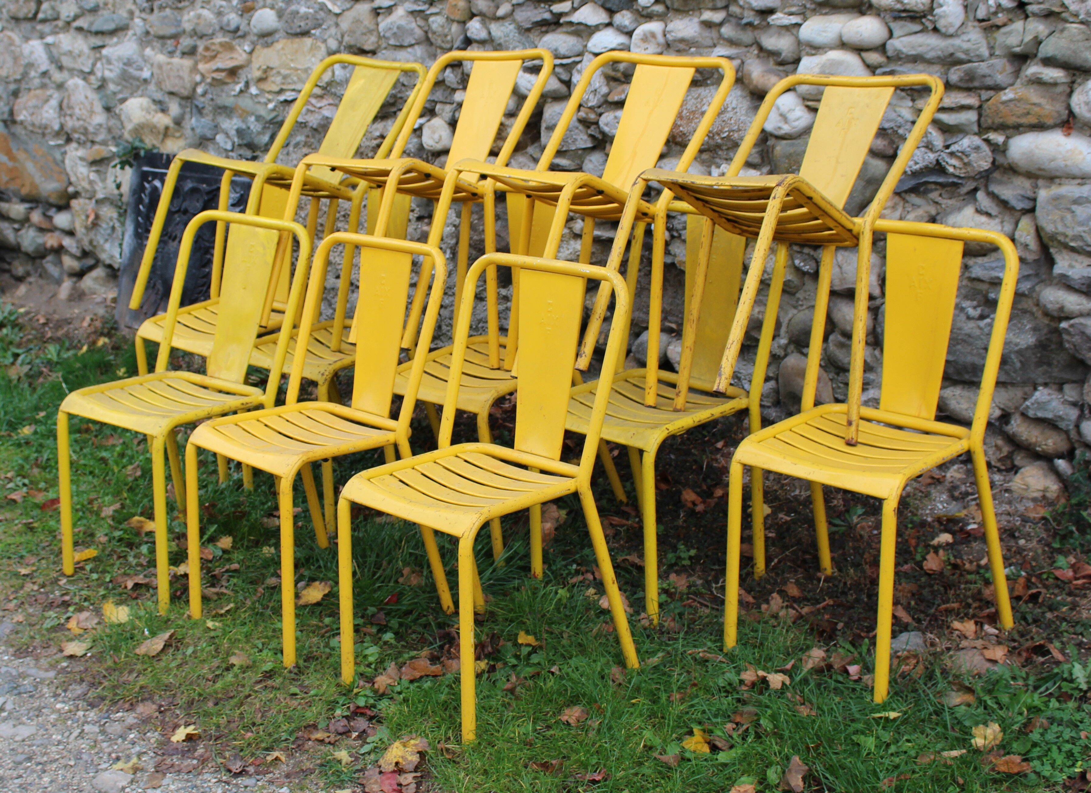 Set of 12 chairs Tolix model T4