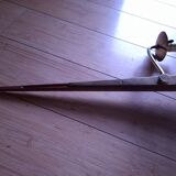 60's teak wall light from Maison Lunel