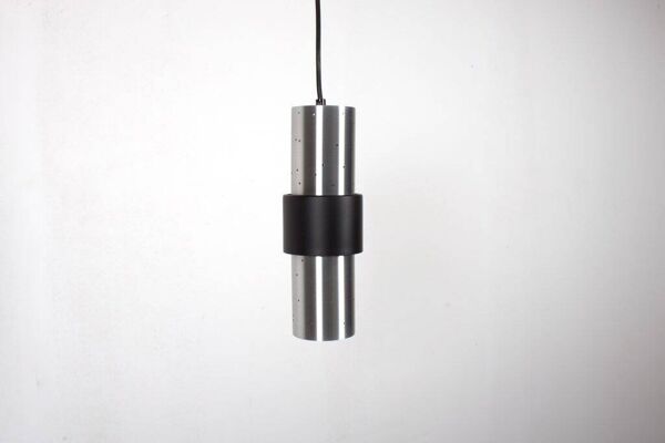 L'une des quatre suspensions RAAK Amsterdam en aluminium perforé, années 1970