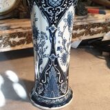 Delft earthenware vase