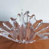 Empty molded crystal pocket basket shape