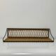 Wall floor in iron and rattan