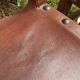 Lot 4 chaises espagnoles en cuir et bois