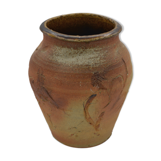 Sandstone vase from Puisaye Brigitte SABATIER