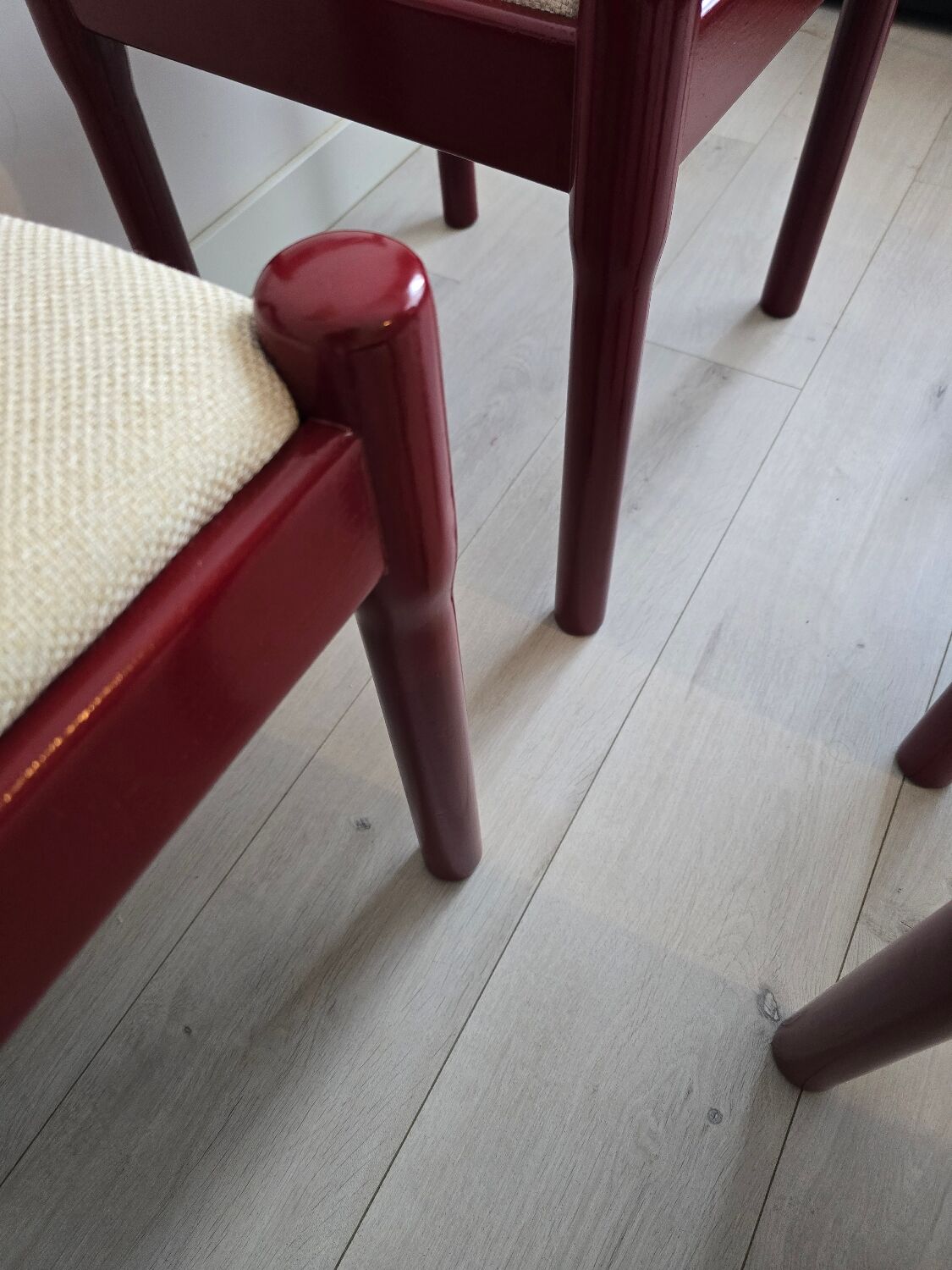 5× cassina carimate chairs door vico magistretti
