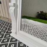 Beveled trumeau mirror