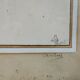 Pair of old frames watercolor drawings signed lamber lambery ? romantic
