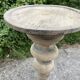 Very large candlesticks made of raw wood