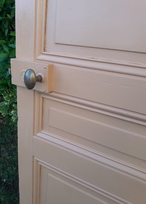 Communication door 199x82,8cm old molded