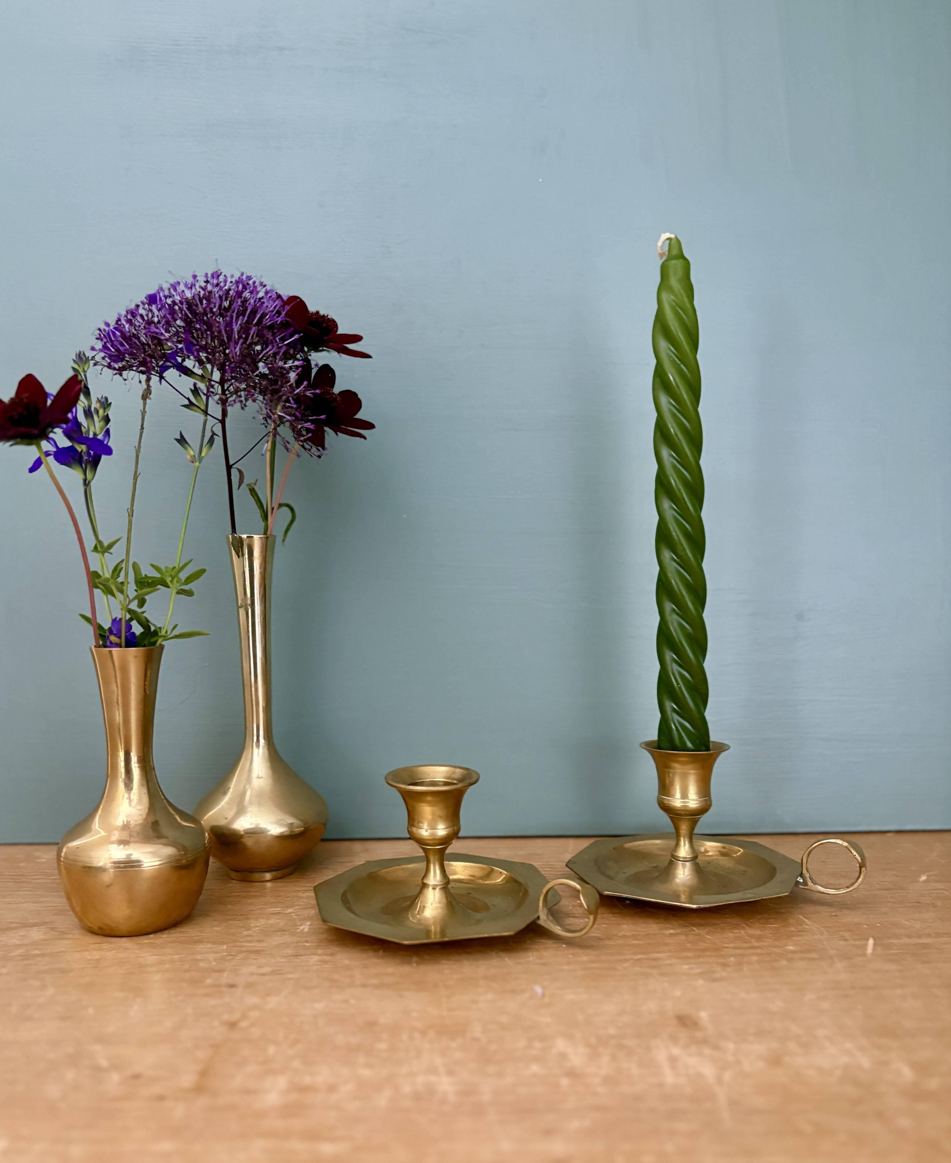Antique brass candlestick/candlestick (B2)