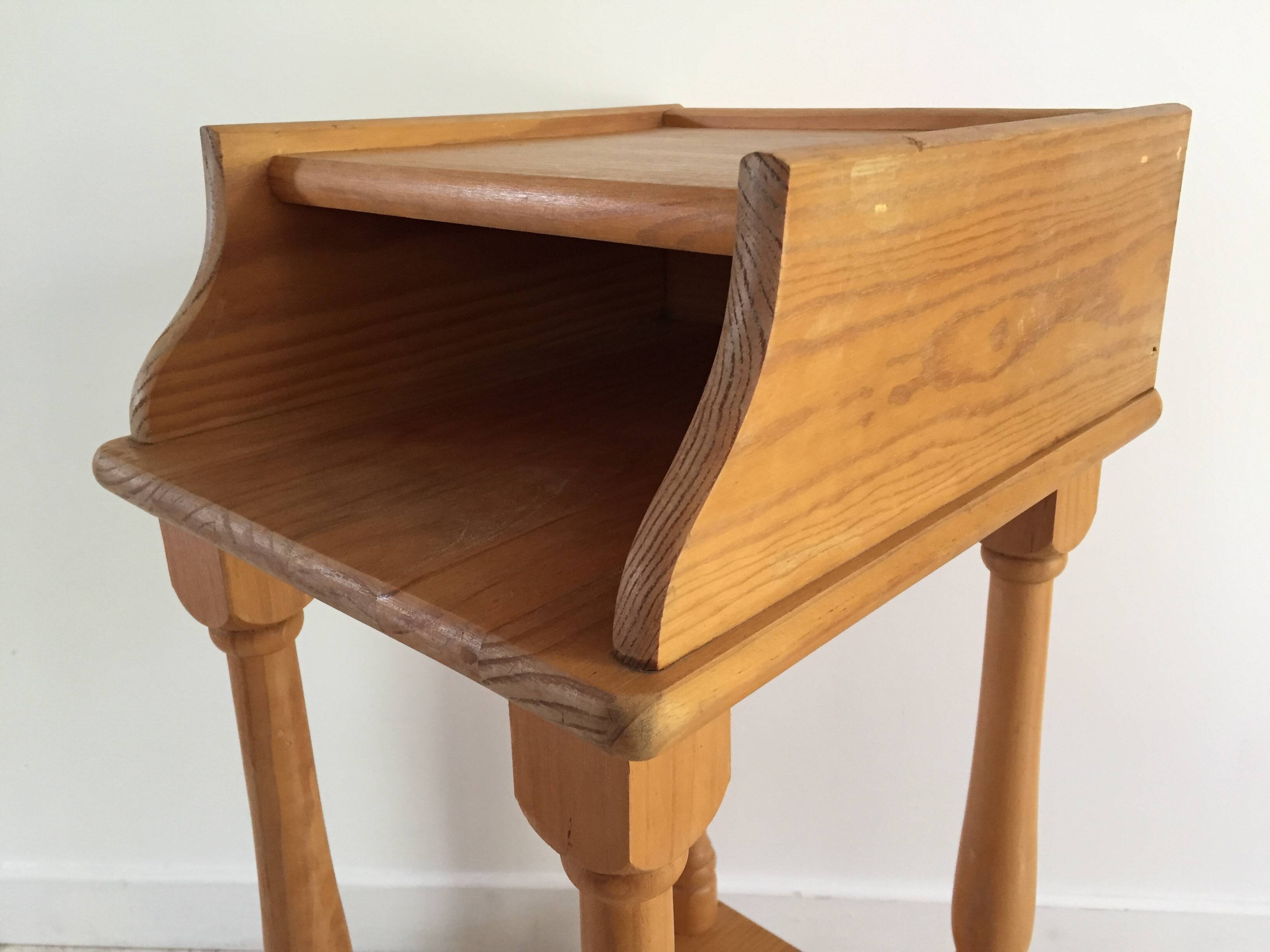 Small vintage bedside table