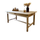 Table de ferme en chêne