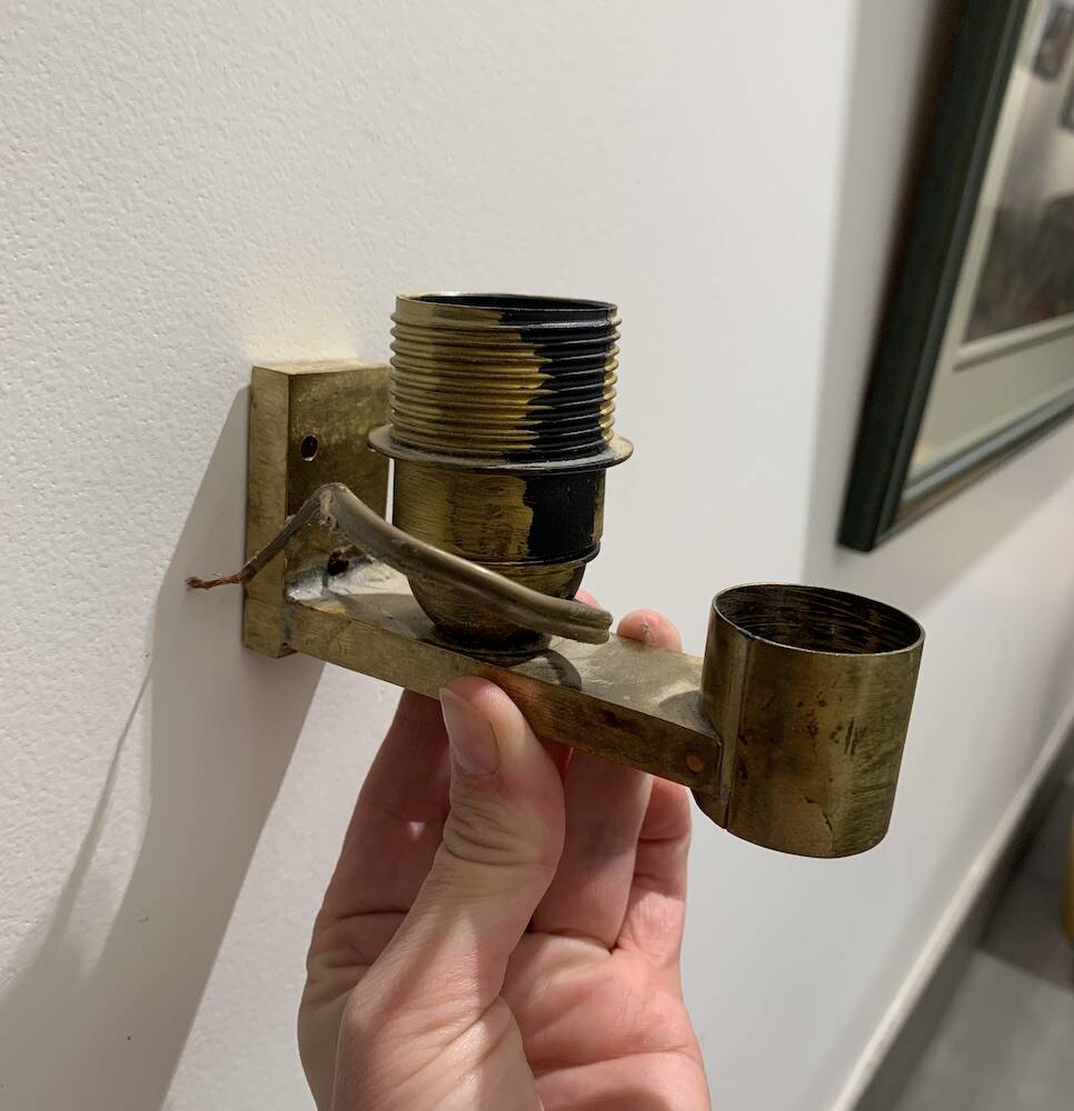 Pair of wall lights by André Arbus for VERONESE, 1950s