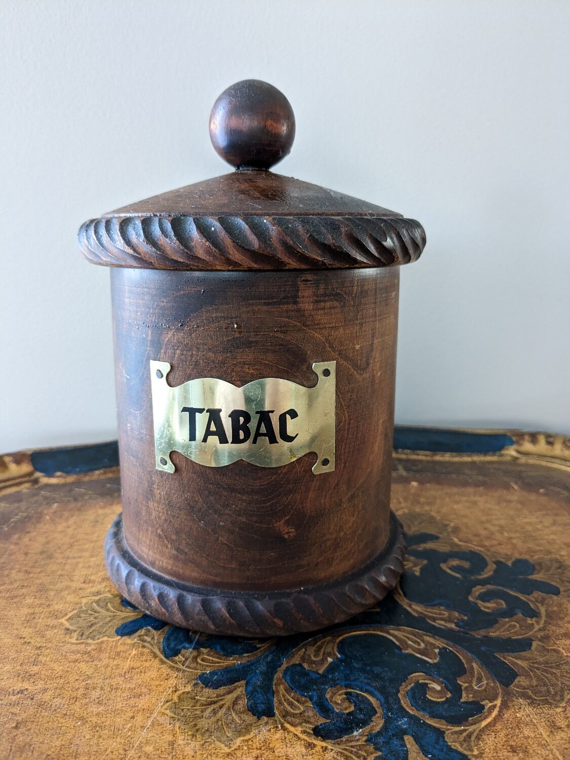 Old box in raw wood