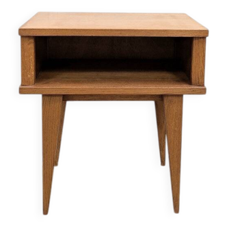 Vintage rattan bedside table