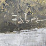 Tableau de Gilles Fabre "une fleur au grand palais