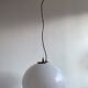 Mid century plastic and brass 'bud' pendant lamp by Guzzini for Meblo, Slovenia, c.1970
