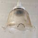 Smoked glass portable lamp - mid 20th century.