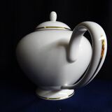 White porcelain teapot