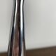 Pair of silver-plated metal candlesticks, Denmark