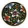 Ceramic and enamel dish with floral decoration by Hubert Béquet