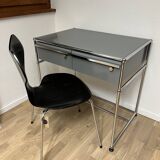 USM Haller Desk / Trolley in Medium Grey