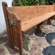 Banc d'église ancien, 263 cm