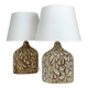 Pair of large Soholm ceramic lamps by Haico Nitzsche, Denmark