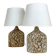 Pair of large Soholm ceramic lamps by Haico Nitzsche, Denmark