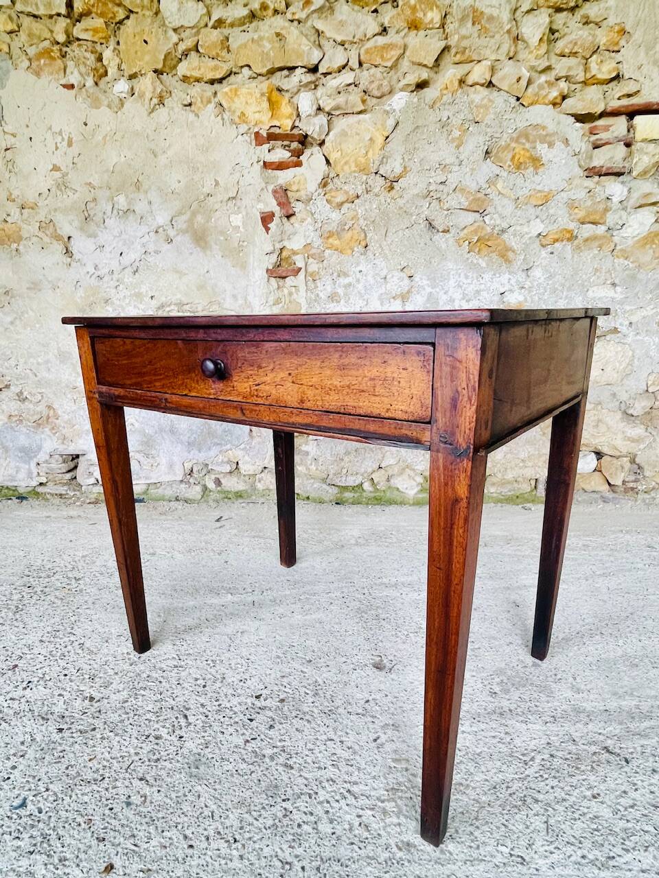 Console de ferme, en noyer , directoire , 18 eme siècle