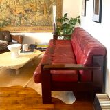 Leather sofa - Danish design