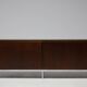 Sideboard in walnut by Florence Knoll Mid Century Modern Executive Boardroom Storage