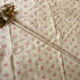 Chromed metal towel rack and glass rod