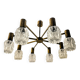 Brass Crystal Chandelier 1960’s
