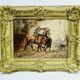 Wilfrid Constant Beauquesne -  Huile Sur Toile « Combat de cavaliers »